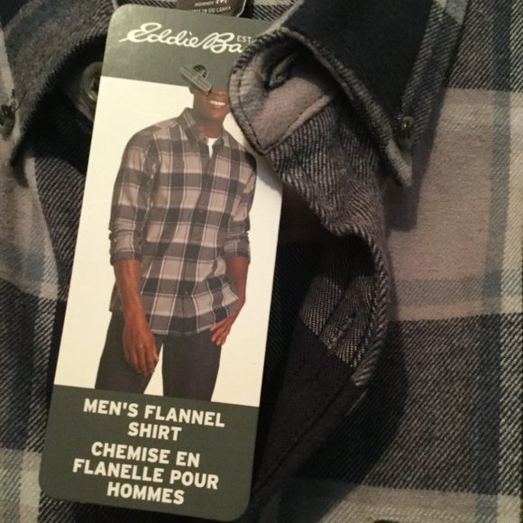 NWT Eddie Bauer button down flannel shirt - Picture 2 of 4